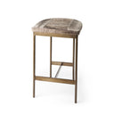 Mercana Millie 16.8" x 17.8" x 26" Metal Stool