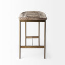Mercana Millie 16.8" x 17.8" x 26" Metal Stool