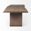 Mercana Konstantin 94" x 40" x 30" Solid Wood Dining Table