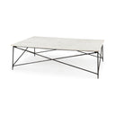 Mercana Lorlei 53" x 35" x 15.5" Stone Coffee Table