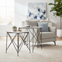 Mercana Lorlei 20" x 20" x 24" Stone Side Table