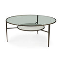 Mercana Felicity 36" x 36" x 16" Metal Coffee Table