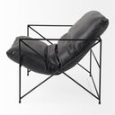 Mercana Leonidas 29.5" x 28.3" x 35.4" Fabric Side Chair