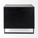 Mercana Alvin 34.5" x 21.5" x 30" Iron,Solid Wood Accent Cabinet