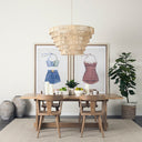 Mercana Aida 84" x 42" x 30" Solid Wood Dining Table