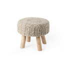 Mercana Bina 19" x 19" x 15" Wool Stool