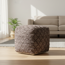 Mercana Falguni 16" x 16" x 16" Pouf