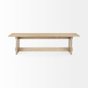 Mercana Aida 66" x 16" x 18" Solid Wood Bench