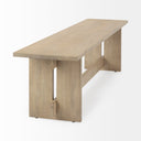 Mercana Aida 66" x 16" x 18" Solid Wood Bench