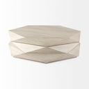 Mercana Arreto 48" x 48" x 15" Solid Wood Coffee Table