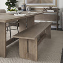 Mercana Aida 66" x 16" x 18" Solid Wood Bench