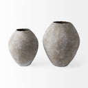Mercana Gobi 23.4" x 23.4" x 27.6" Ceramic Floor Vase