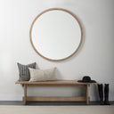 Mercana Aida 66" x 16" x 18" Solid Wood Bench