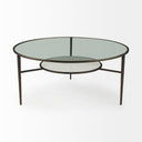 Mercana Felicity 36" x 36" x 16" Metal Coffee Table