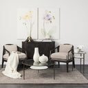 Mercana Felicity 15.8" x 15.8" x 22.5" Glass Side Table