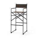 Mercana Direttore 19.3" x 20" x 44.3" Metal Stool