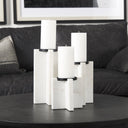 Mercana Sophia 5.5" x 3.5" x 10.5" Marble Candle Holder