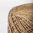 Mercana Allium 15.8" x 15.8" x 17.8" Jute Pouf