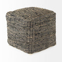 Mercana Aalia 16" x 16" x 16" Leather Pouf