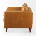 Mercana Svend 65" x 37.8" x 34.7" Genuine Leather Love Seat