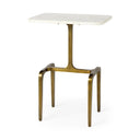 Mercana Preston 17.3" x 11.3" x 22.8" Metal Side Table