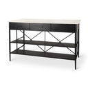 Mercana Amika 62" x 34" x 36" Iron Kitchen Island