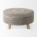 Mercana Bina 30" x 30" x 15" Wool Stool