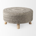 Mercana Bina 30" x 30" x 15" Wool Stool