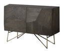 Mercana Darwin 40" x 17.5" x 30" Solid Wood Accent Cabinet