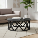 Mercana Forsey 45" x 45" x 18" Solid Wood Coffee Table