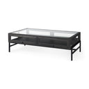 Mercana Arelius 49.5" x 28" x 15" Solid Wood Coffee Table