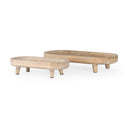 Mercana Carver 14" x 5.9" x 3.1" Solid Wood Tray