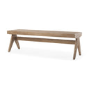 Mercana Arvin 59.1" x 17.7" x 18.1" Solid Wood Bench