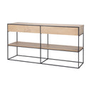 Mercana Morris 63" x 15" x 31" Iron Console Table