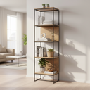 Mercana Morris 19.8" x 15" x 72.5" Solid Wood Wall Shelf