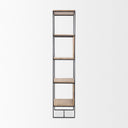 Mercana Morris 19.8" x 15" x 72.5" Solid Wood Wall Shelf