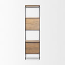 Mercana Morris 19.8" x 15" x 72.5" Solid Wood Wall Shelf