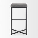 Mercana Frodo 16.5" x 16.5" x 30.3" Fabric Stool
