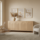 Mercana Tucker 71.8" x 15" x 30" Solid Wood Sideboard