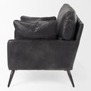 Mercana Cochrane 34.5" x 33" x 32.5" Leather Side Chair