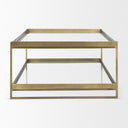 Mercana Trey 56" x 32" x 17" Glass Coffee Table