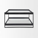 Mercana Trey 32" x 10" x 56" Glass Coffee Table