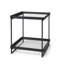 Mercana Trey 22" x 22" x 24" Metal Side Table