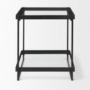 Mercana Trey 22" x 22" x 24" Metal Side Table