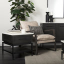 Mercana Divina 22" x 22" x 22" Solid Wood Side Table