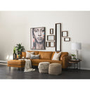 Mercana Marquisa 22.5" x 22.5" x 20.8" Solid Wood Side Table