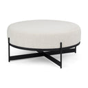 Mercana Amelia 35.8" x 35.8" x 15" Metal Ottoman