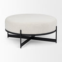 Mercana Amelia 35.8" x 35.8" x 15" Metal Ottoman