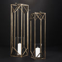 Mercana Ivy 10.2" x 10.2" x 36" Metal Lantern