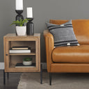 Mercana Arelius 20" x 18.8" x 26" Solid Wood Side Table